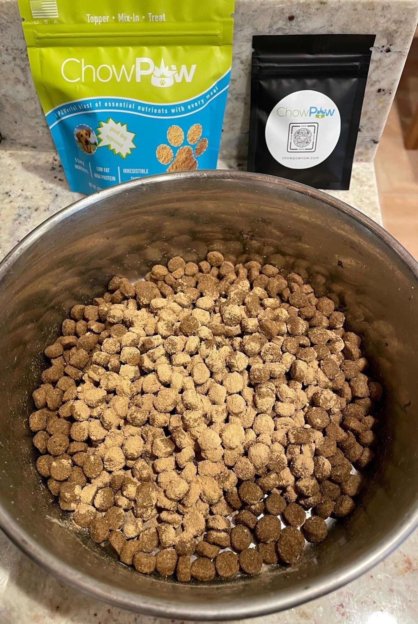 chowpow on top of food best dog food topper for picky eaters